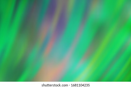 Diseño moderno y elegante del vector verde claro. Nueva ilustración de color en estilo borroso con degradado. Fondo para un teléfono móvil.