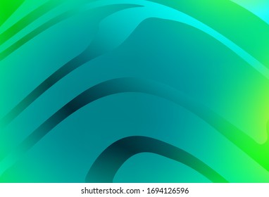Diseño moderno y elegante del vector verde claro. Ilustración creativa en estilo de medio tono con degradado. Diseño inteligente para su trabajo.