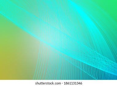 Diseño moderno y elegante del vector verde claro. Ilustración abstracta brillante con diseño gradiente. Fondo para los diseños.