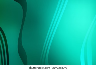 Light Green vector modern elegant backdrop. Glitter abstract illustration with gradient design. New way of your design.