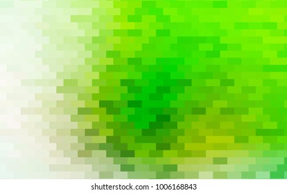 Light Green vector modern geometrical background. Abstract template. Geometric pattern in square style with gradient.