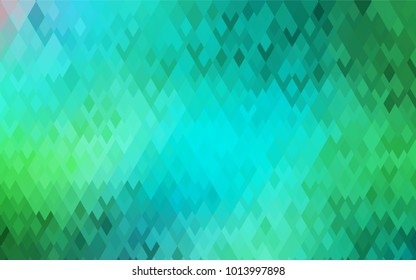Light Green vector modern geometrical background. Abstract template. Geometric pattern in square style with gradient.