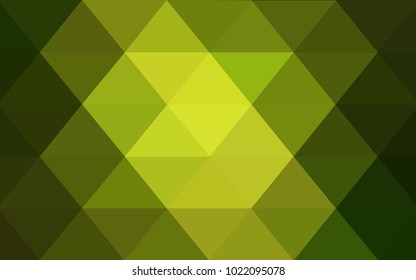 Light Green vector modern geometrical abstract background. Texture, new background. Geometric background in Origami style with gradient. 