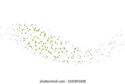 Light Green vector modern geometrical background. Abstract template. Geometric pattern in square style with gradient.