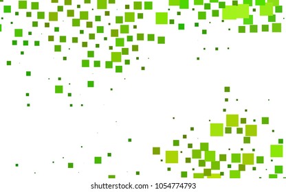 Light Green vector modern geometrical background. Abstract template. Geometric pattern in square style with gradient.