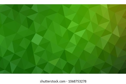 Light Green vector modern geometrical abstract background. Texture, new background. Geometric background in Origami style with gradient. 