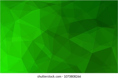 Light Green vector modern geometrical abstract background. Texture, new background. Geometric background in Origami style with gradient. 
