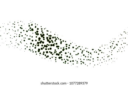 Light Green vector modern geometrical background. Abstract template. Geometric pattern in square style with gradient.
