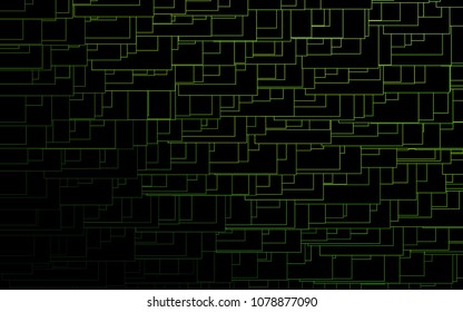 Light Green vector modern geometrical background. Abstract template. Geometric pattern in square style with gradient.