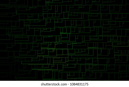 Light Green vector modern geometrical background. Abstract template. Geometric pattern in square style with gradient.