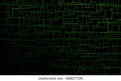 Light Green vector modern geometrical background. Abstract template. Geometric pattern in square style with gradient.