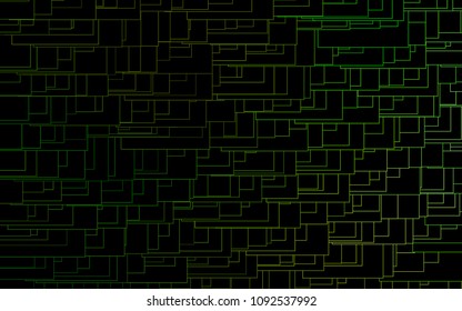 Light Green vector modern geometrical background. Abstract template. Geometric pattern in square style with gradient.