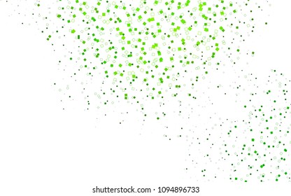 Light Green vector modern geometrical background. Abstract template. Geometric pattern in square style with gradient.