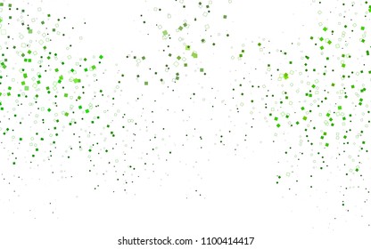 Light Green vector modern geometrical background. Abstract template. Geometric pattern in square style with gradient.