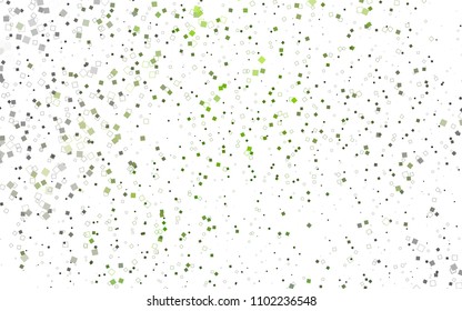 Light Green vector modern geometrical background. Abstract template. Geometric pattern in square style with gradient.