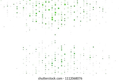 Light Green vector modern geometrical background. Abstract template. Geometric pattern in square style with gradient.
