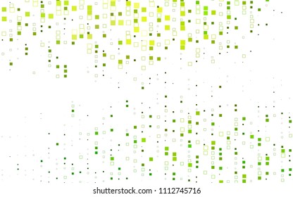 Light Green vector modern geometrical background. Abstract template. Geometric pattern in square style with gradient.