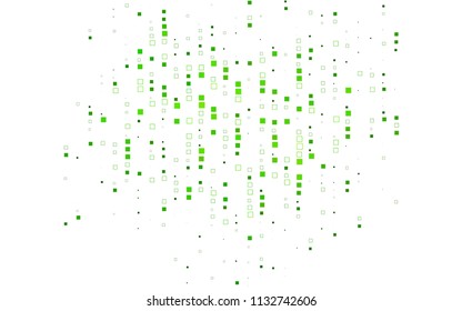 Light Green vector modern geometrical background. Abstract template. Geometric pattern in square style with gradient.