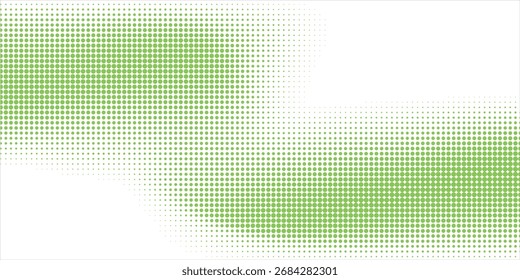 Verde claro vetor moderno círculo geométrico abstrato fundo. criativo Modelo de textura pontilhada. Padrão geométrico em estilo de meio-tom com gradiente.Eps 10
