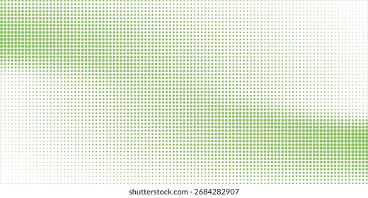 Verde claro vetor moderno círculo geométrico abstrato fundo. criativo Modelo de textura pontilhada. Padrão geométrico em estilo de meio-tom com gradiente.Eps 10
