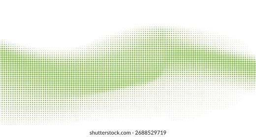 Fondo abstracto geométrico moderno del círculo del Vector verde claro. Plantilla de textura punteada. Ilustración vectorial.Eps 10.