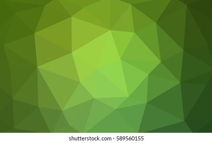 Light Green vector modern geometrical abstract background. Texture, new background. Geometric background in Origami style with gradient. 