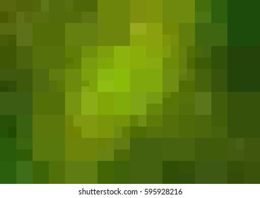 Light green vector modern geometrical abstract background. Texture template. Geometric pattern in Origami style with gradient. 