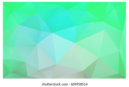 Light Green vector modern geometrical abstract background. Texture, new background. Geometric background in Origami style with gradient. 