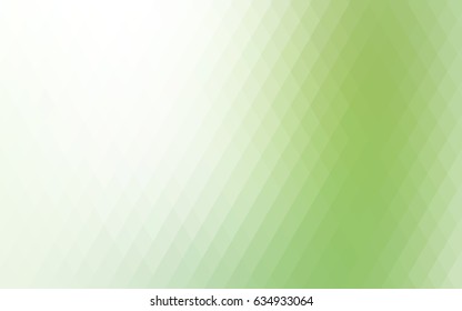 Light Green vector modern geometrical background. Abstract template. Geometric pattern in square style with gradient.