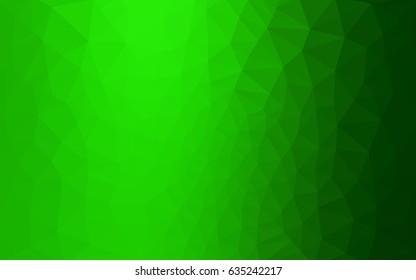 Light Green vector modern geometrical abstract background. Texture, new background. Geometric background in Origami style with gradient. 