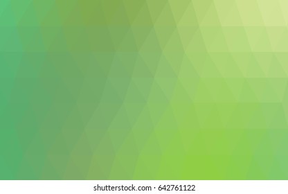 Light Green vector modern geometrical abstract background. Texture, new background. Geometric background in Origami style with gradient. 