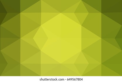 Light Green vector modern geometrical abstract background. Texture, new background. Geometric background in Origami style with gradient. 
