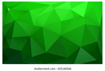 Light Green vector modern geometrical abstract background. Texture, new background. Geometric background in Origami style with gradient. 