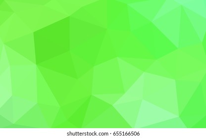 Light Green vector modern geometrical abstract background. Texture, new background. Geometric background in Origami style with gradient. 