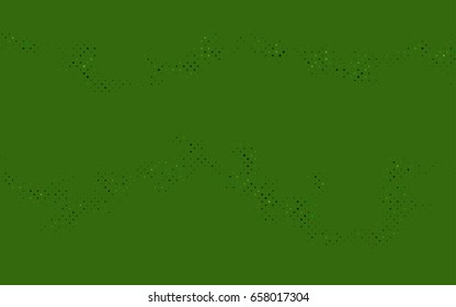 Light Green vector modern geometrical circle abstract background. Dotted texture template. Geometric pattern in halftone style with gradient. 