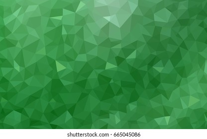 Light Green vector modern geometrical abstract background. Texture, new background. Geometric background in Origami style with gradient. 