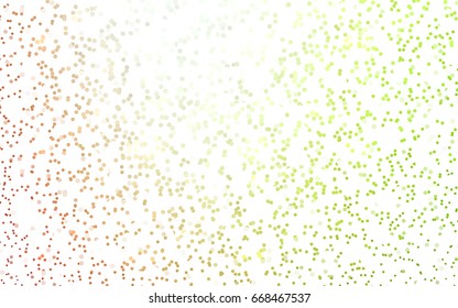 Light Green vector modern geometrical circle abstract background. Dotted texture template. Geometric pattern in halftone style with gradient. 