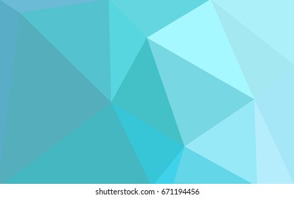 Light Green vector modern geometrical abstract background. Texture, new background. Geometric background in Origami style with gradient. 