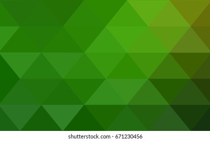Light Green vector modern geometrical abstract background. Texture, new background. Geometric background in Origami style with gradient. 