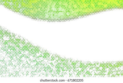 Light Green vector modern geometrical abstract background. Texture, brand-new background. Geometric background in Origami style with gradient. 