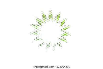 Light Green vector modern geometrical abstract background. Texture, brand-new background. Geometric background in Origami style with gradient. 