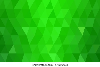 Light Green vector modern geometrical abstract background. Texture, new background. Geometric background in Origami style with gradient. 