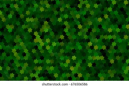 Light Green vector modern geometrical abstract background. Texture, brand-new background. Geometric background in Origami style with gradient. 