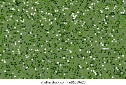 Light Green vector modern geometrical circle abstract background. Dotted texture template. Geometric pattern in halftone style with gradient. 