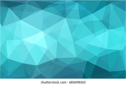 Light Green vector modern geometrical abstract background. Texture, new background. Geometric background in Origami style with gradient. 