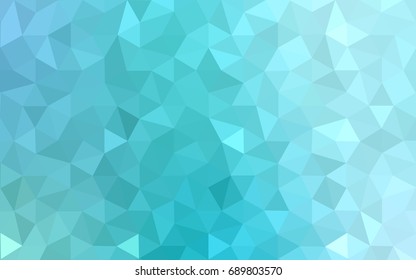 Light Green vector modern geometrical abstract background. Texture, new background. Geometric background in Origami style with gradient. 