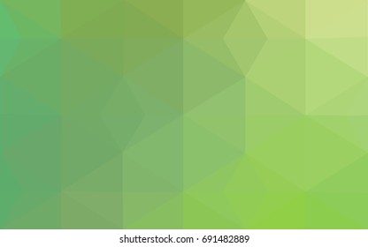 Light Green vector modern geometrical abstract background. Texture, new background. Geometric background in Origami style with gradient. 