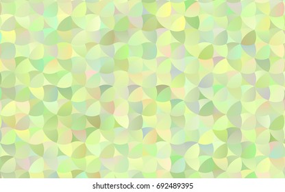 Light Green vector modern geometrical circle abstract background. Dotted texture template. Geometric pattern in halftone style with gradient. 