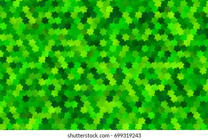 Light Green vector modern geometrical abstract background. Texture, brand-new background. Geometric background in Origami style with gradient. 