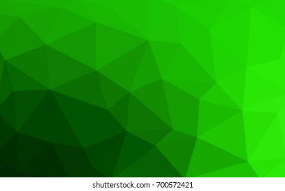 Light Green vector modern geometrical abstract background. Texture, new background. Geometric background in Origami style with gradient. 